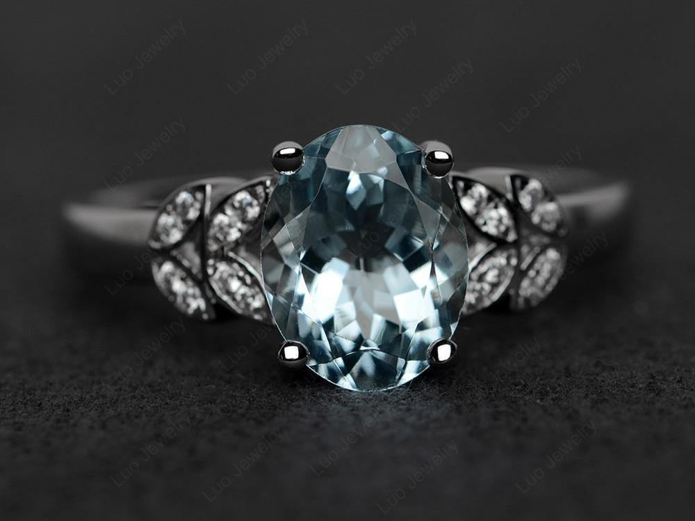 Aquamarine on sale promise ring