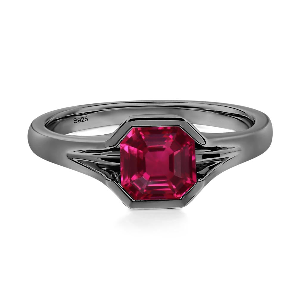 Asscher deals cut ruby