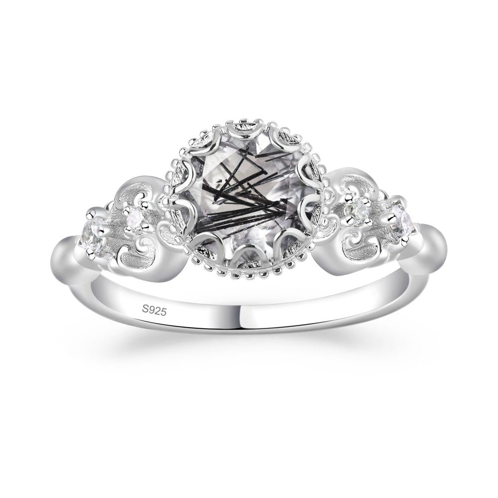 The Art Deco Stacking Ring  Women's Cubic Zirconia Vintage Inspired Stacking  Ring
