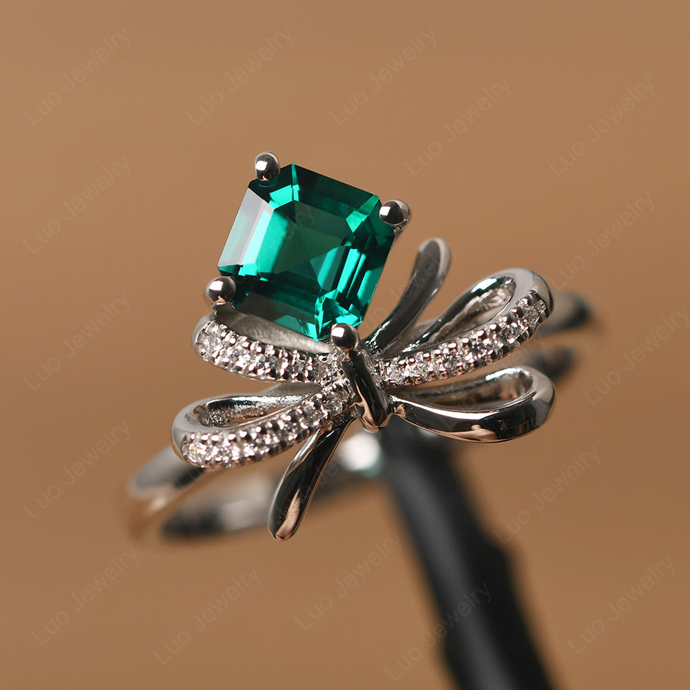 Asscher on sale cut emerald