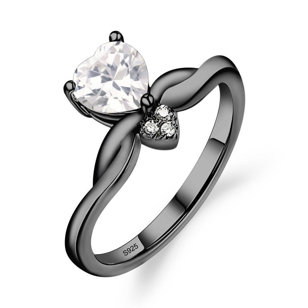 Buy S925 Sterling Silver CZ Twist Ring