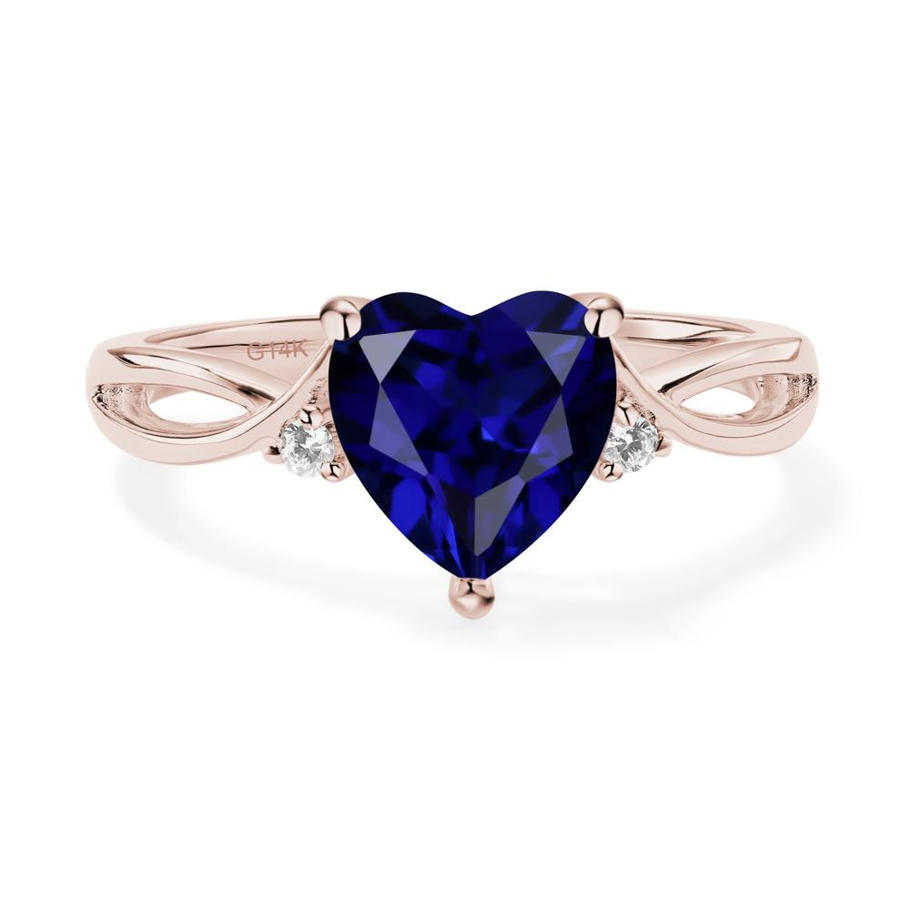 *SALE* Heart Shaped sapphire Engagement outlets Ring