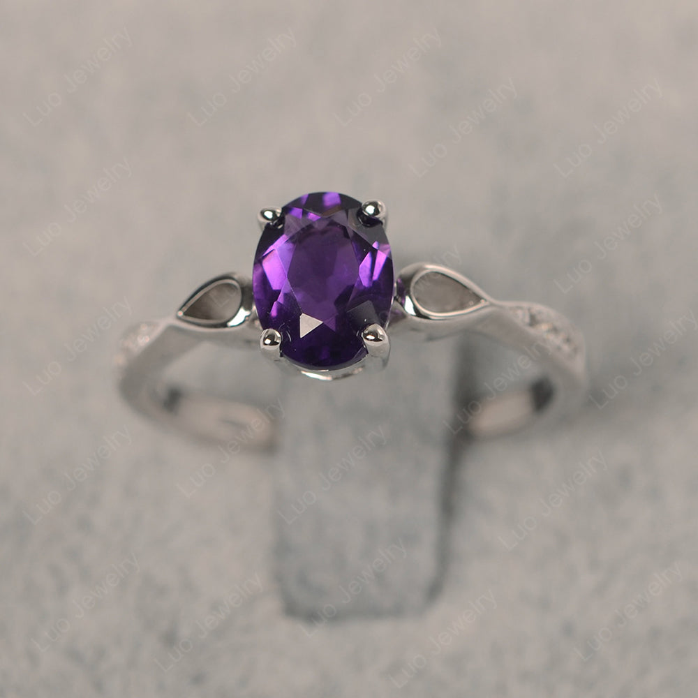 Amethyst hot sale promise ring