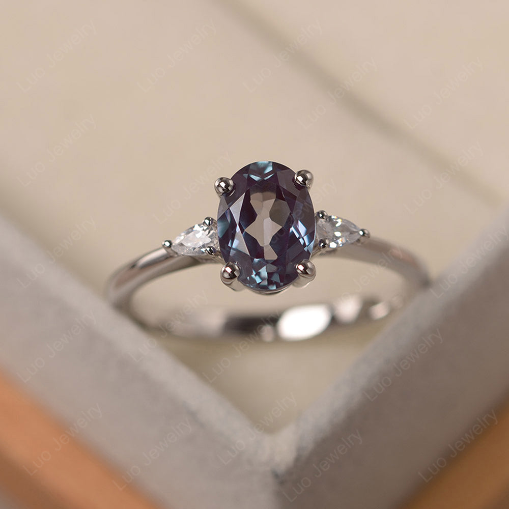 Alexandrite shop oval ring