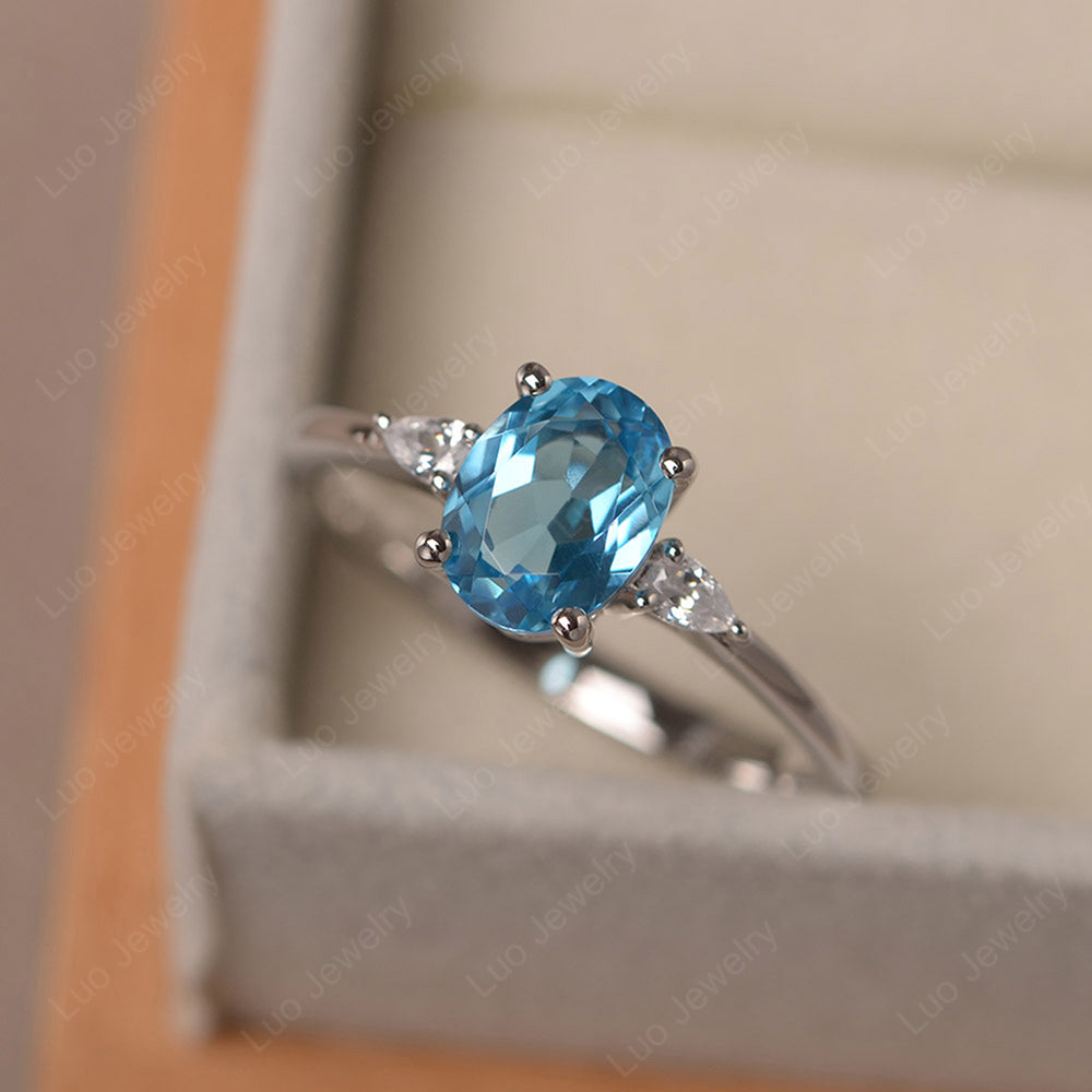 Simple topaz deals ring