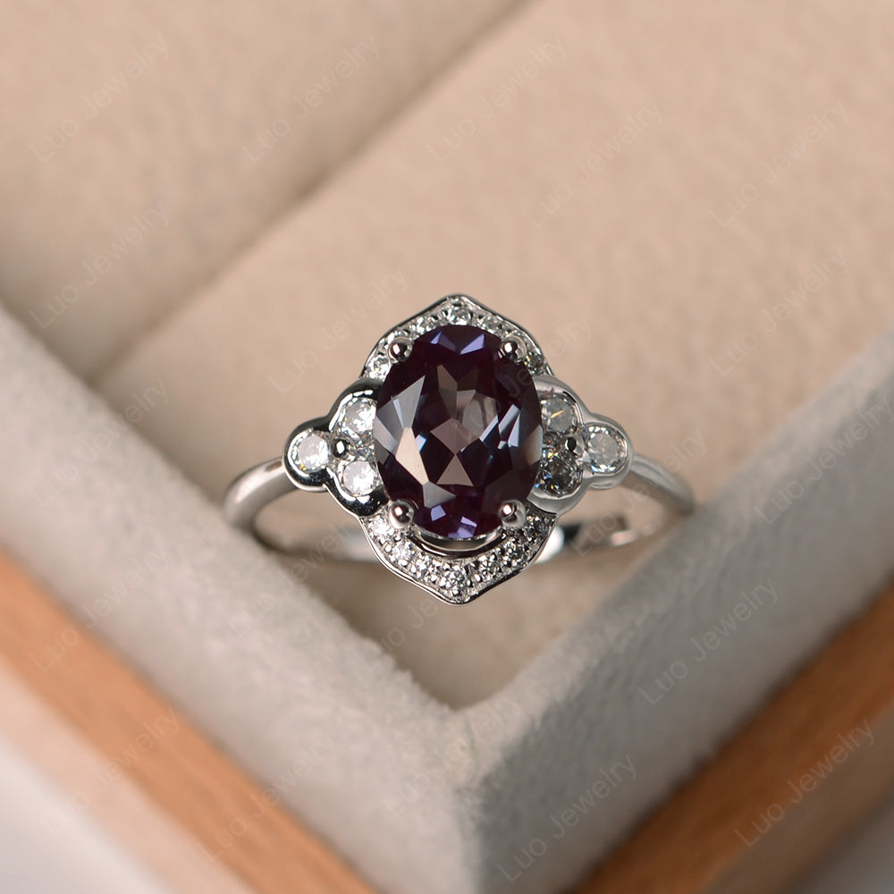 Art deco alexandrite ring sale