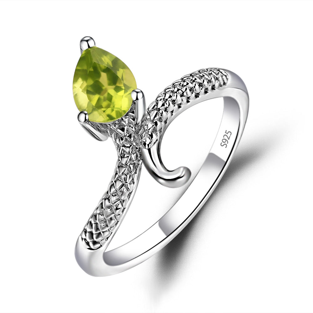 Peridot Stone Engagement Birthstone Gold Ring, Silver Peridot Jewelry Statement Engraved rings for women, Personalized order Promise Gift Ring