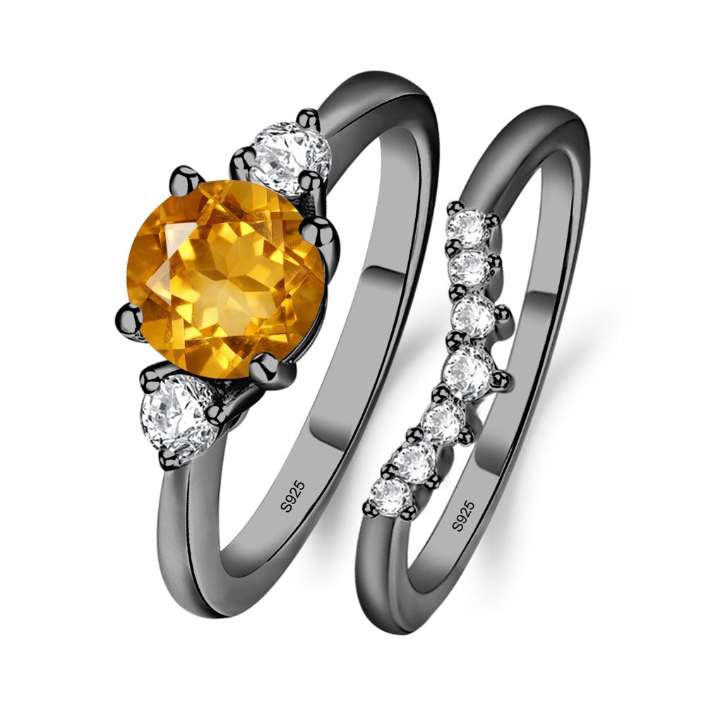 1.25 CT CITRINE PLATINUM & STERLING RING popular