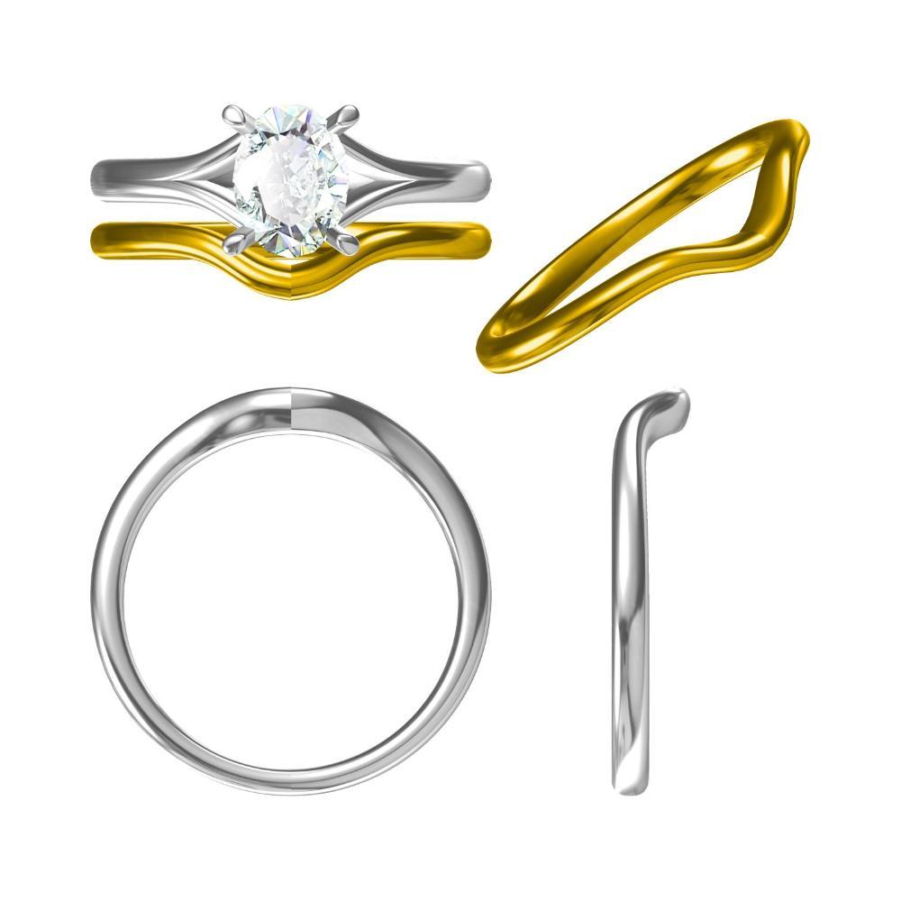 Citrine Solitaire Promise Ring - LUO Jewelry 