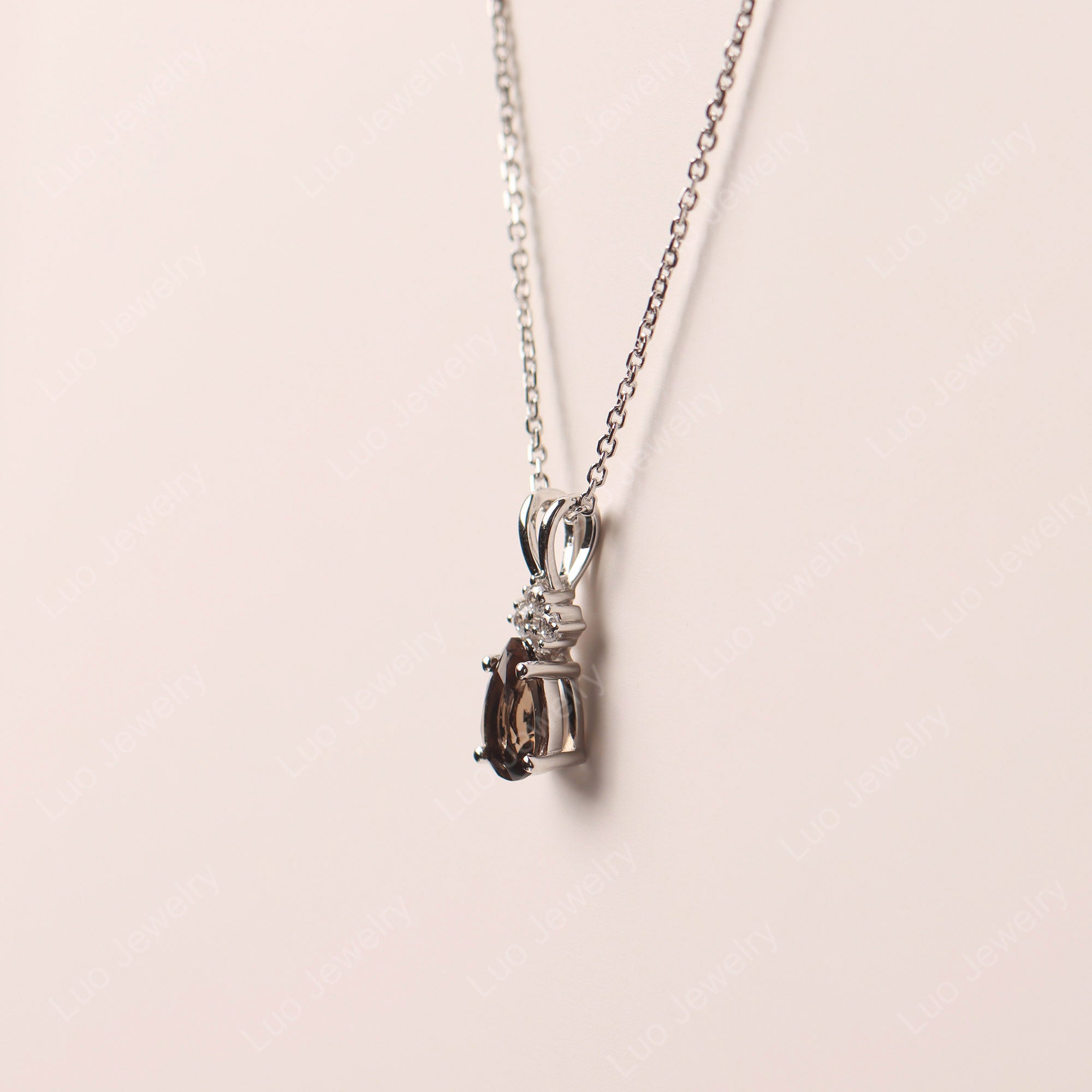 Smoky Quartz Necklace Sterling Silver Leaves, Floral Gemstones,  Articulated, Vintage - Etsy | Smoky quartz necklace, Quartz necklace,  Embellished bracelet