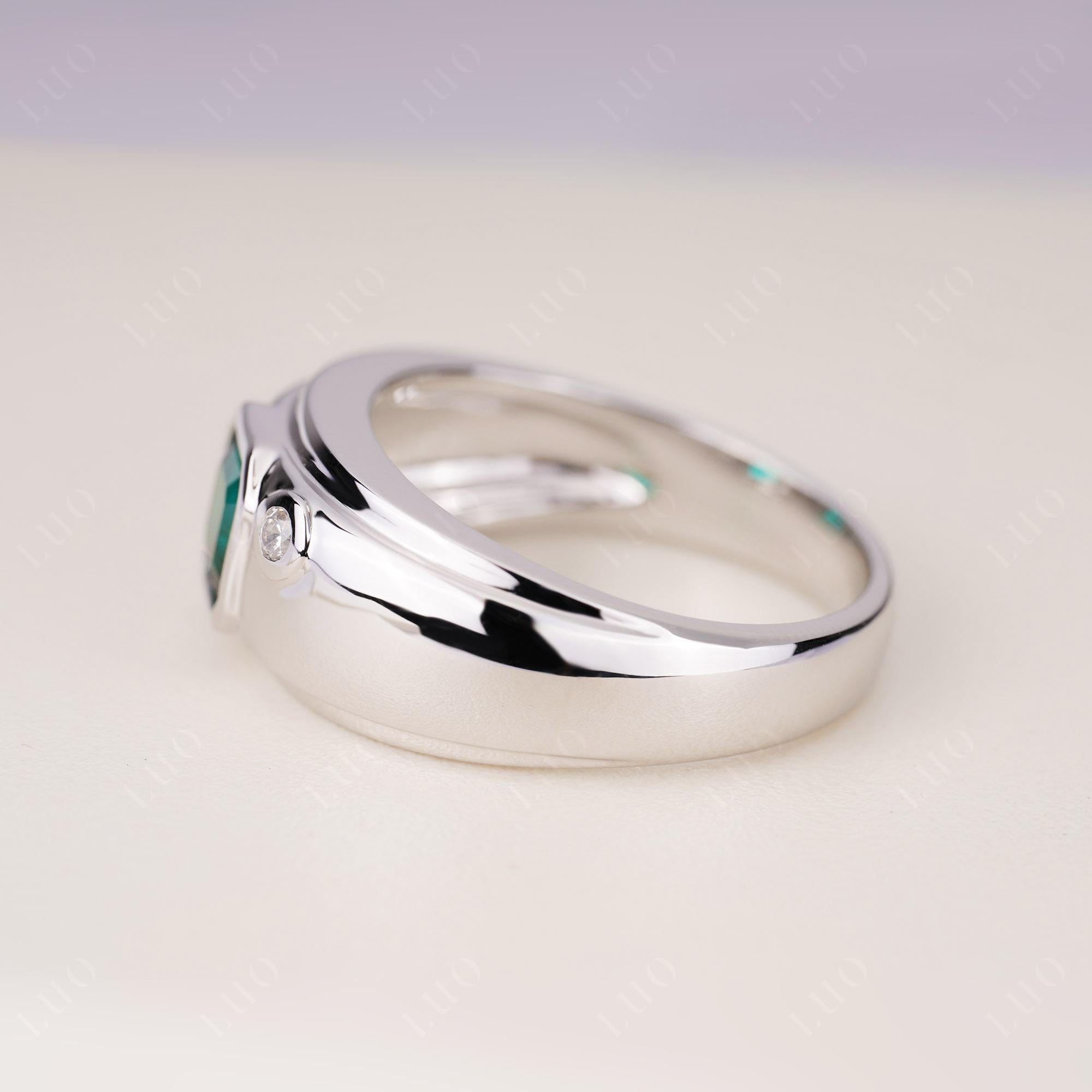 Men's Emerald Ring