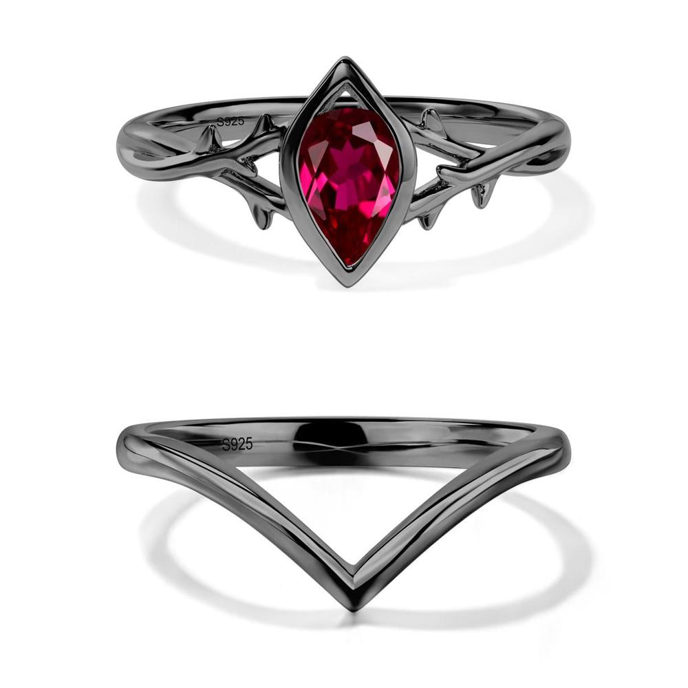 Ruby Twig Ring - LUO Jewelry #metal_xxxxx