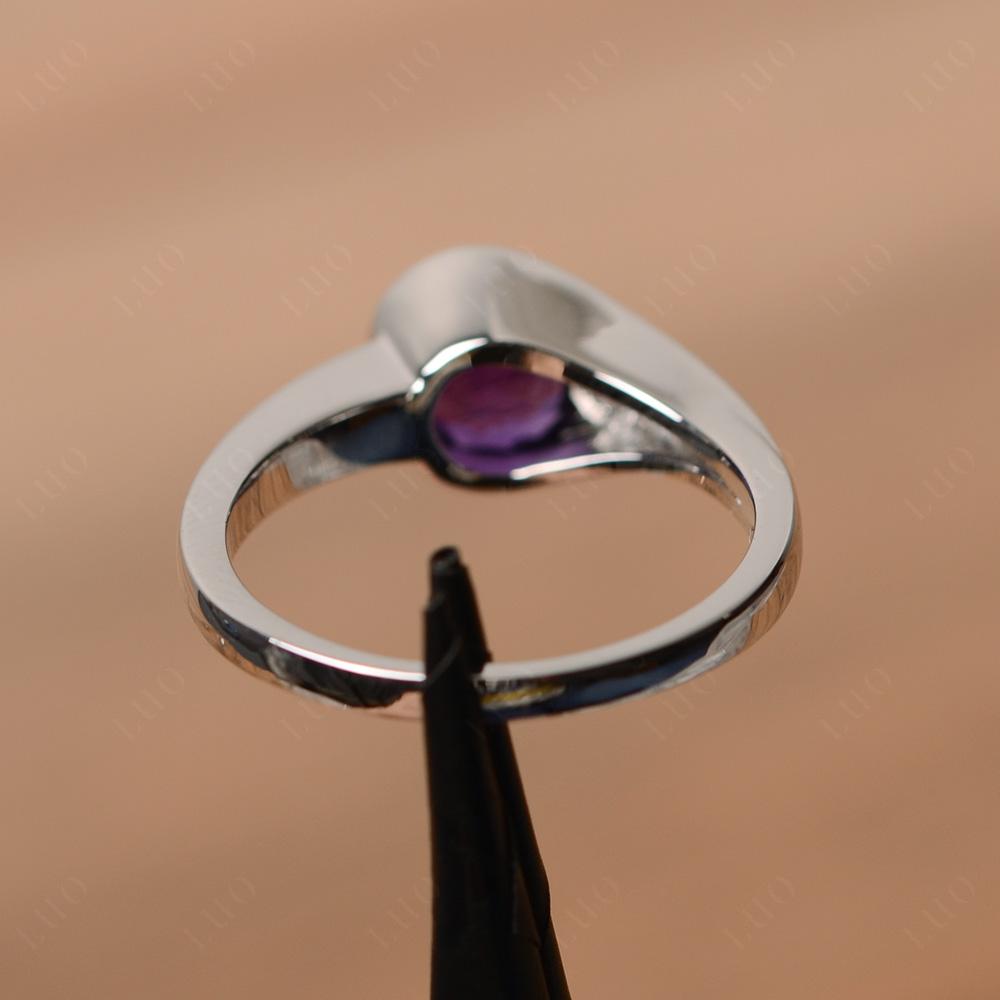 Prince Rupert's Drop Amethyst Ring - LUO Jewelry 