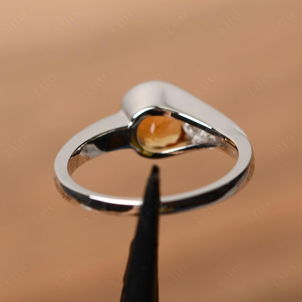 Citrine Rupert's Drop Ring - LUO Jewelry 