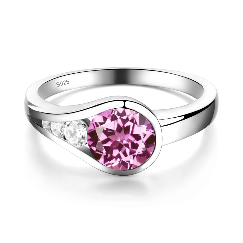 Pink Sapphire Rupert's Drop Ring - LUO Jewelry #metal_sterling silver