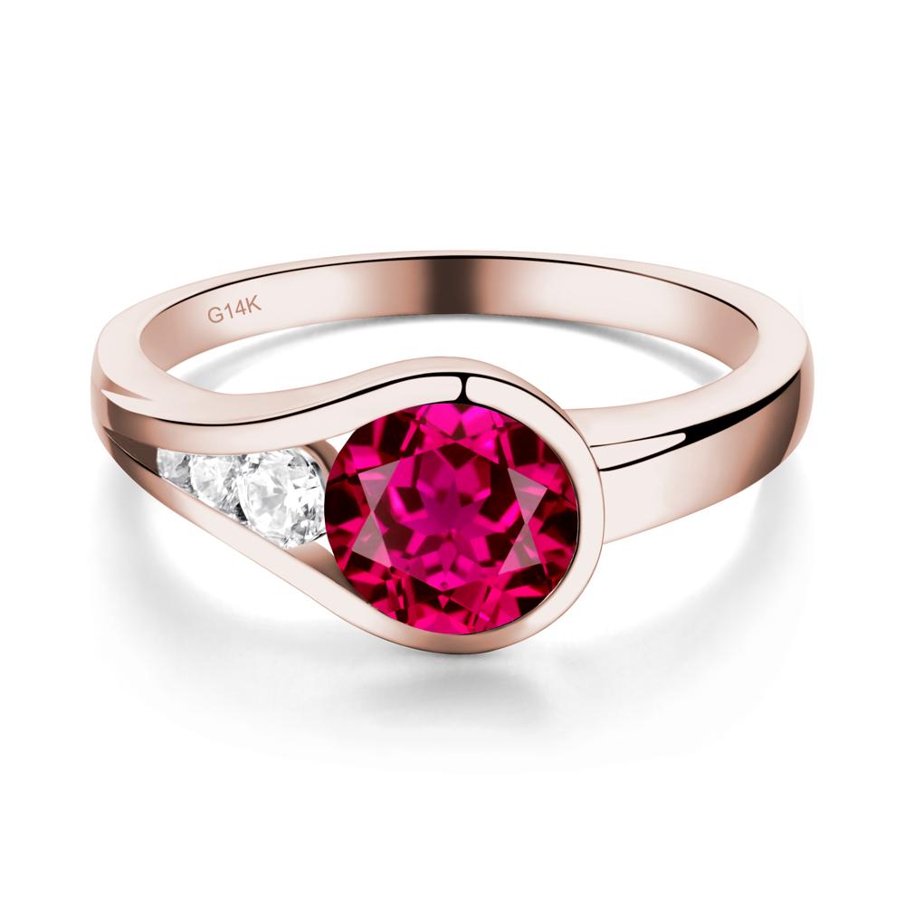 Prince Rupert's Drop Ruby Ring - LUO Jewelry #metal_14k rose gold