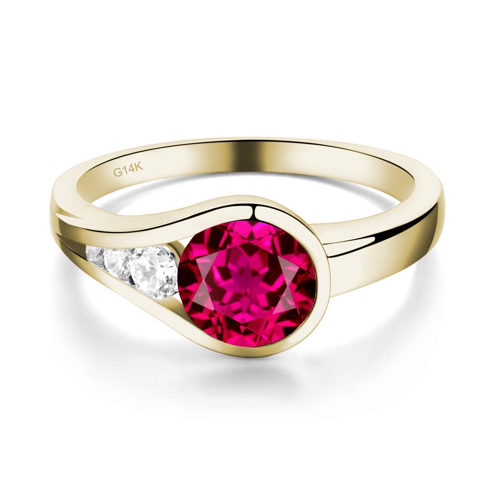 Prince Rupert's Drop Ruby Ring - LUO Jewelry #metal_14k yellow gold