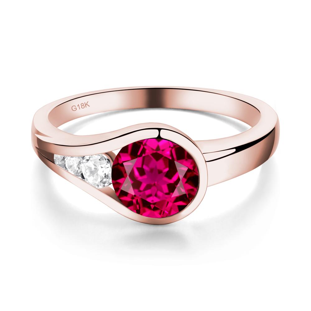 Prince Rupert's Drop Ruby Ring - LUO Jewelry #metal_18k rose gold