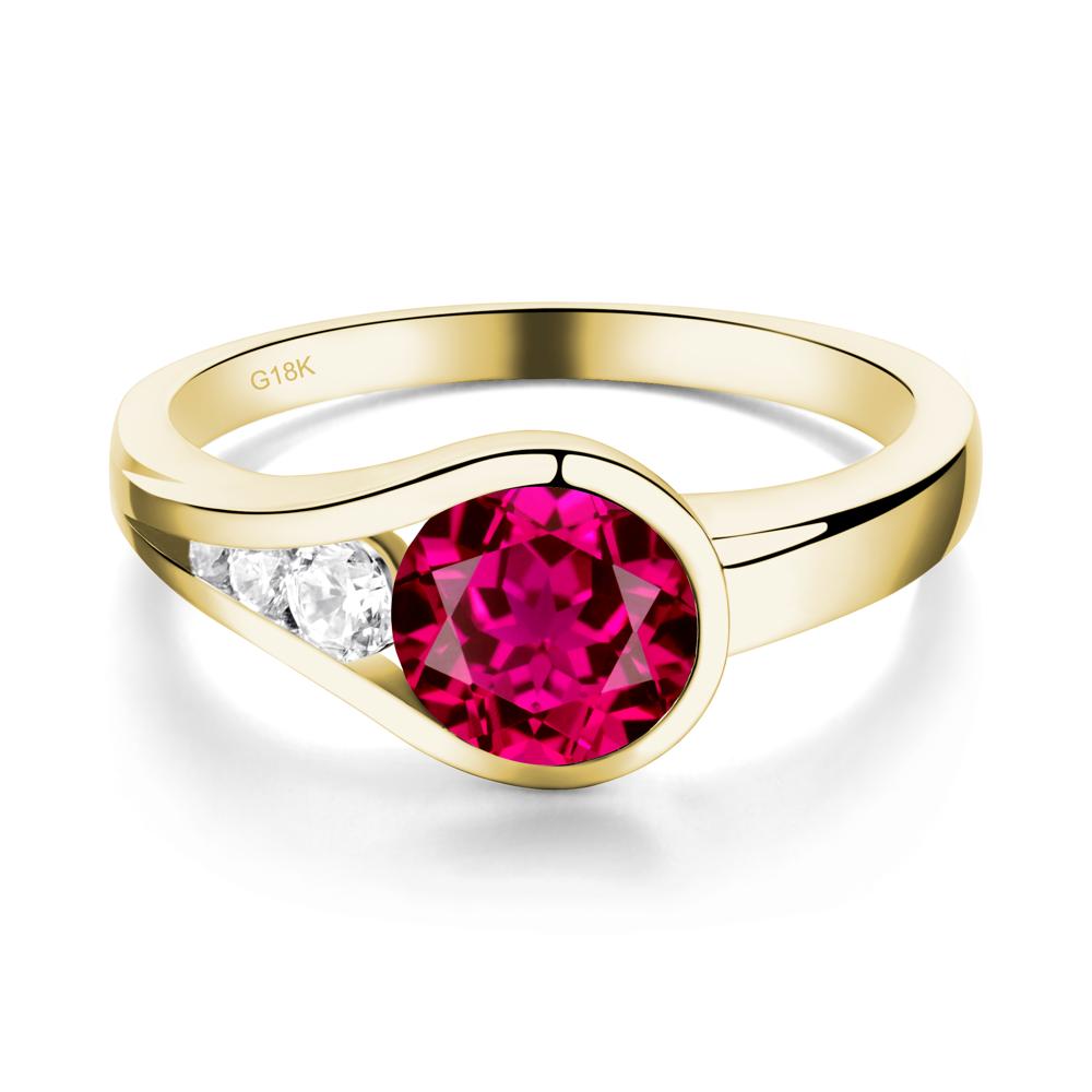 Prince Rupert's Drop Ruby Ring - LUO Jewelry #metal_18k yellow gold