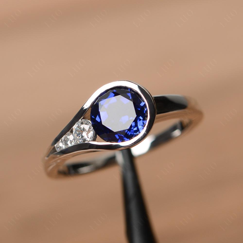 Sapphire Rupert's Drop Ring - LUO Jewelry 