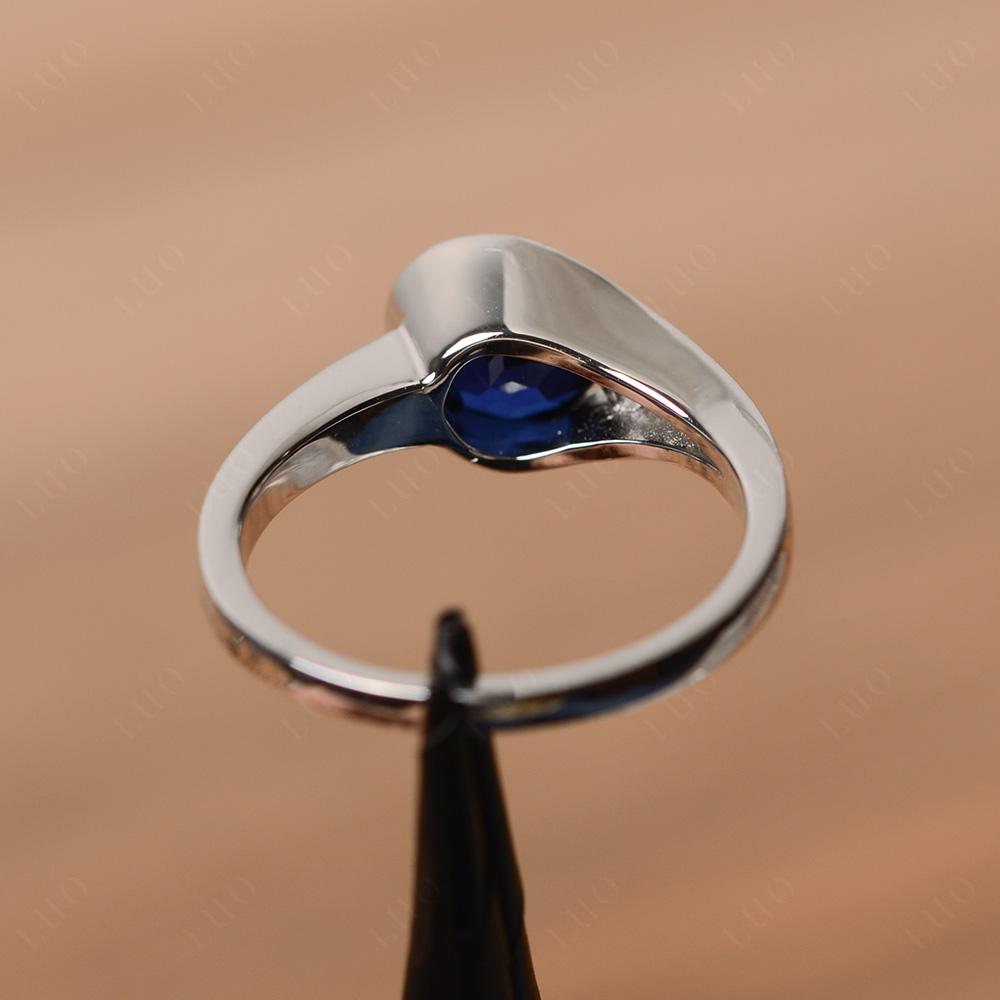 Sapphire Rupert's Drop Ring - LUO Jewelry 