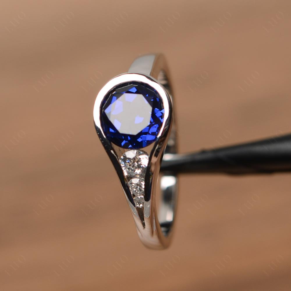 Sapphire Rupert's Drop Ring - LUO Jewelry 