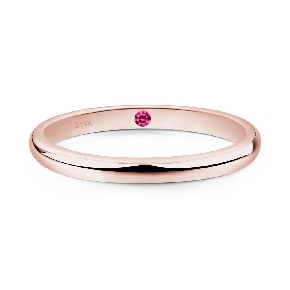 Hidden Ruby Ring - LUO Jewelry #metal_18k rose gold