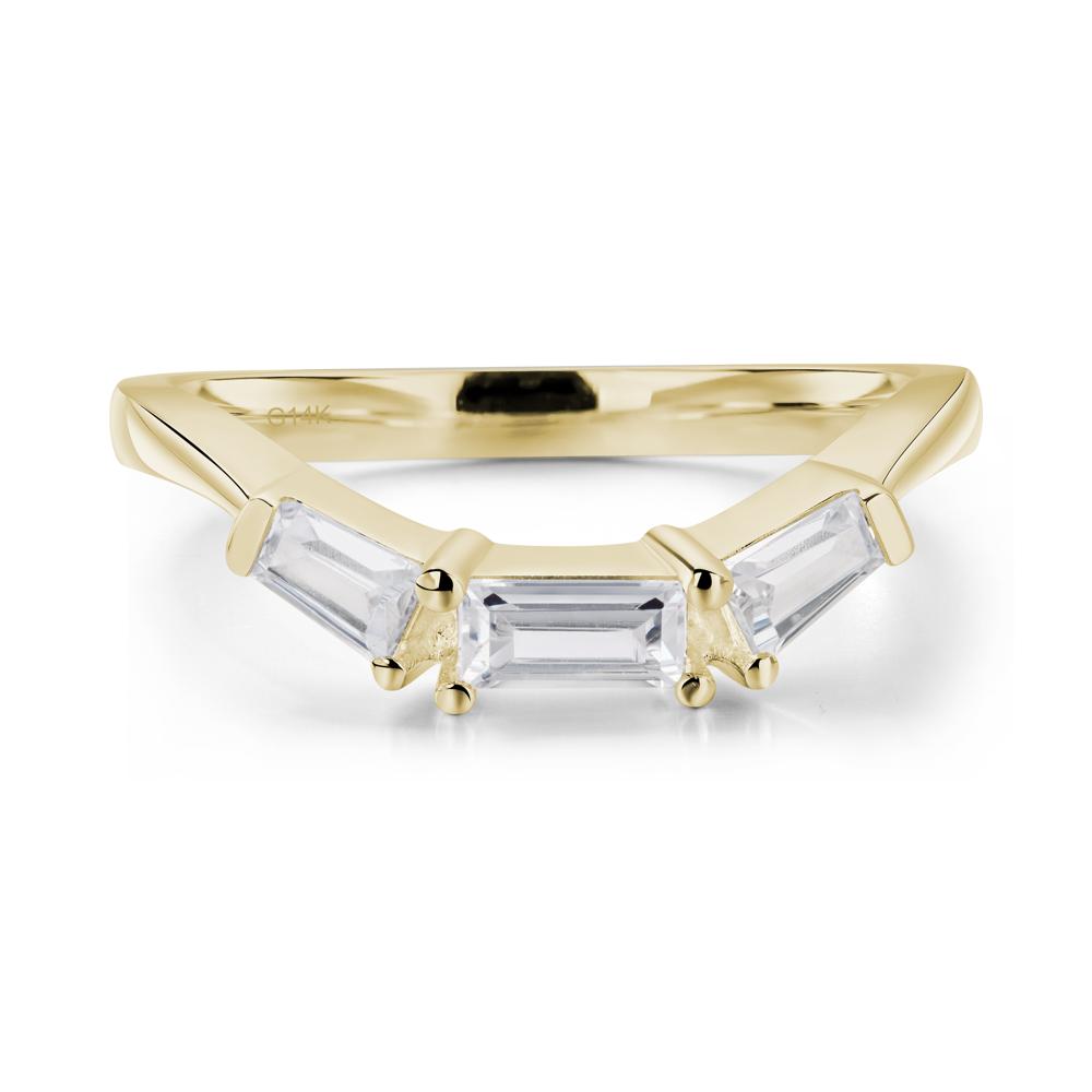 Amethyst Emerald Cut Baguette Ring - LUO Jewelry #metal_xxxxx