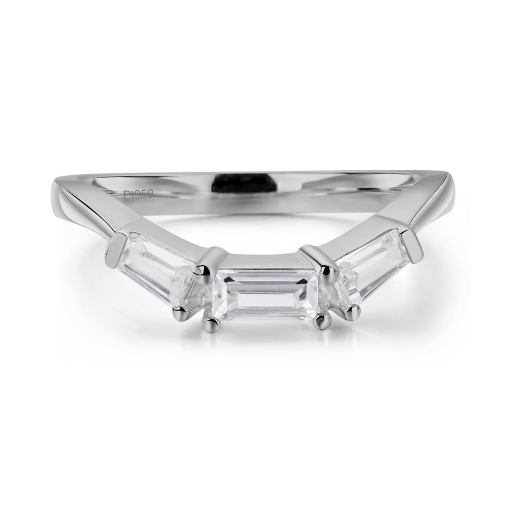 Sapphire Emerald Cut Baguette Ring - LUO Jewelry #metal_xxxxx