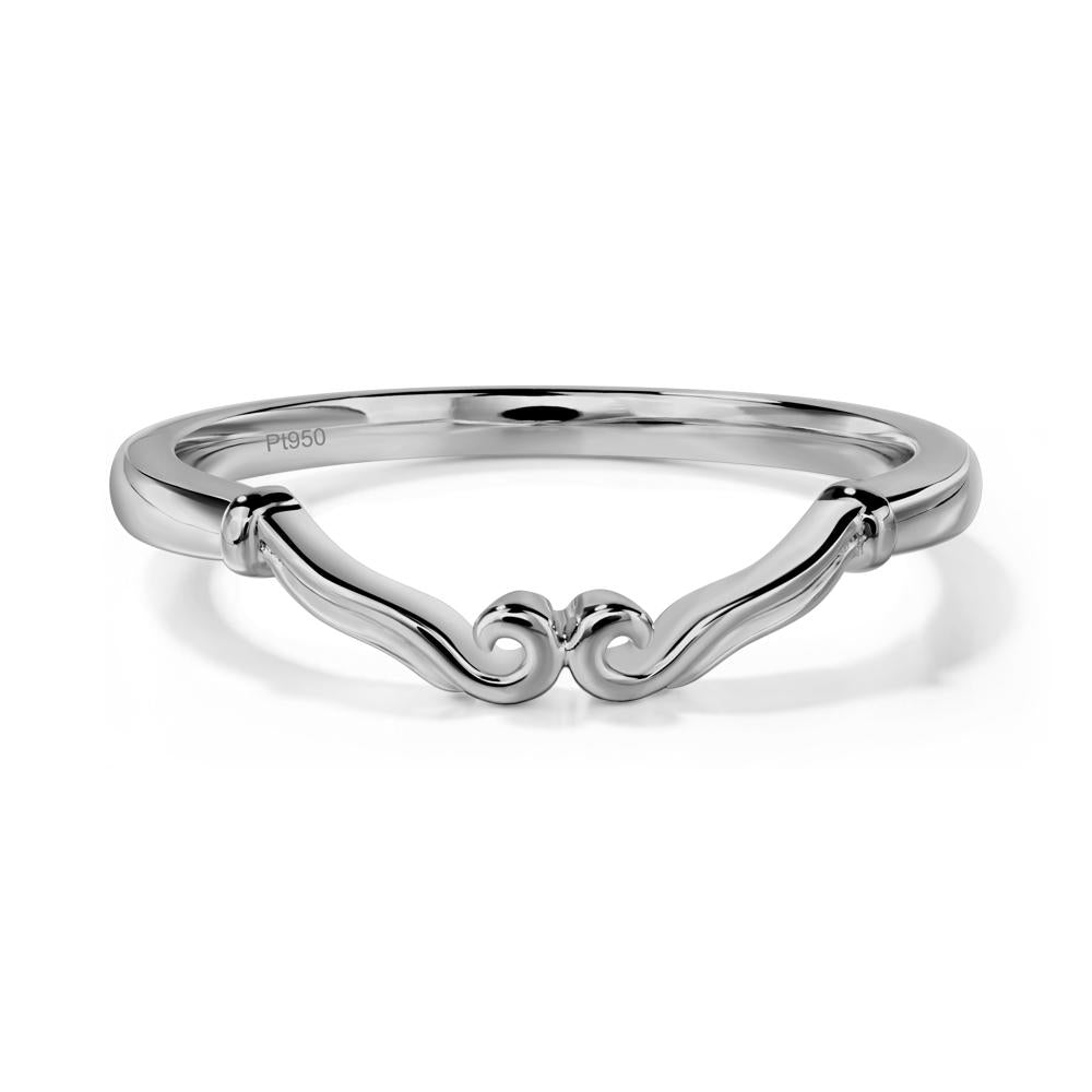 Black Spinel Women's Claddagh Ring - LUO Jewelry #metal_xxxxx