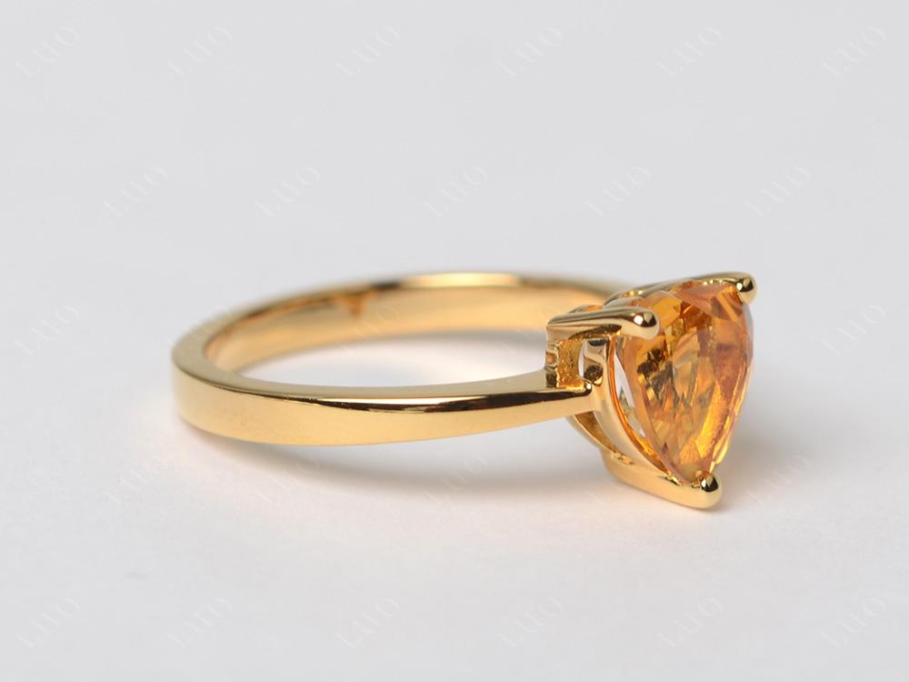 Heart Cut Citrine Ring - LUO Jewelry 