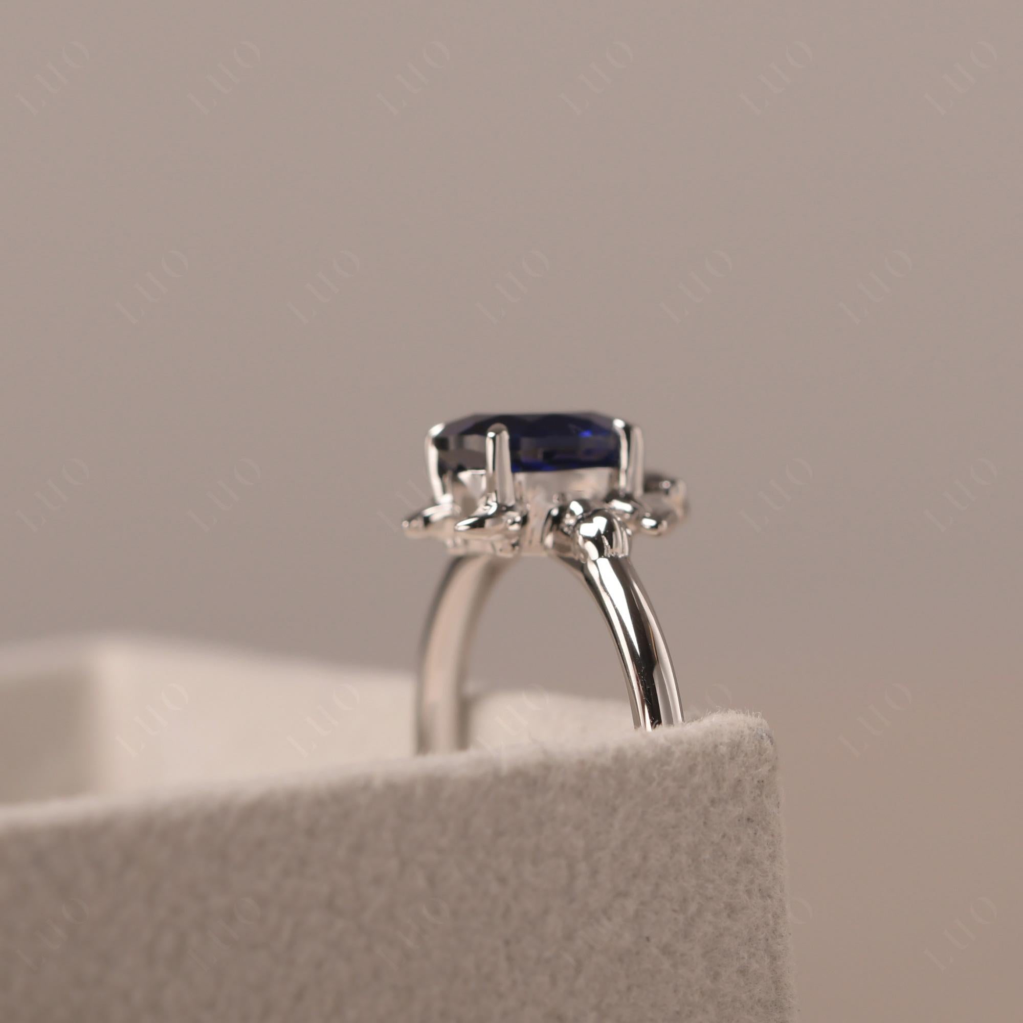 Sapphire Turtle Ring - LUO Jewelry 