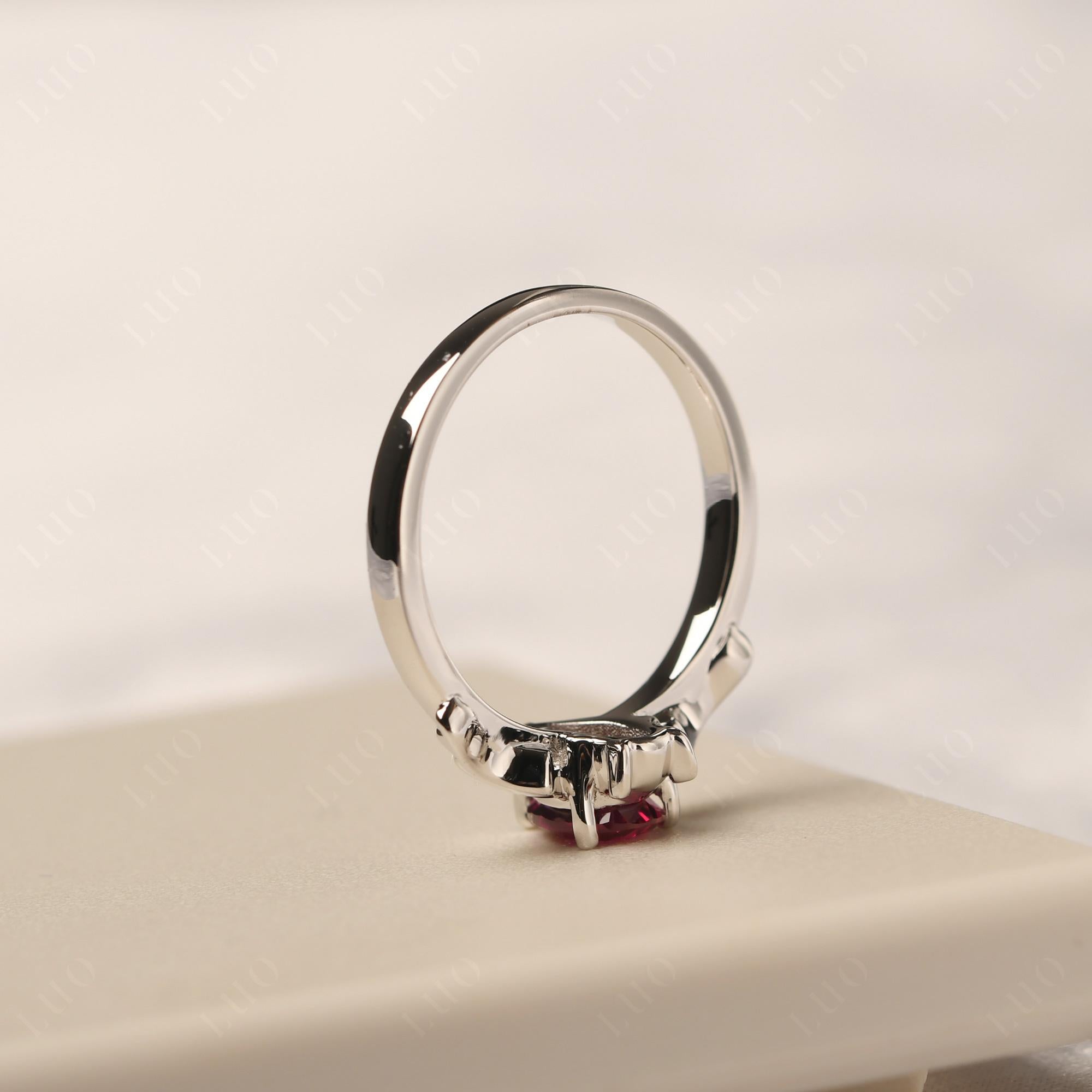 Ruby Bat Ring - LUO Jewelry 