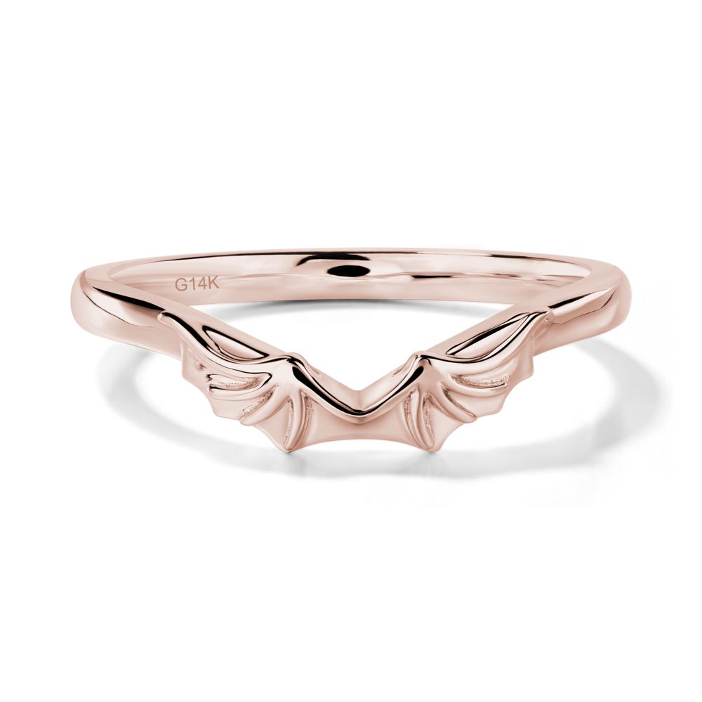 Pink Cubic Zirconia Bat Ring - LUO Jewelry #metal_xxxxx