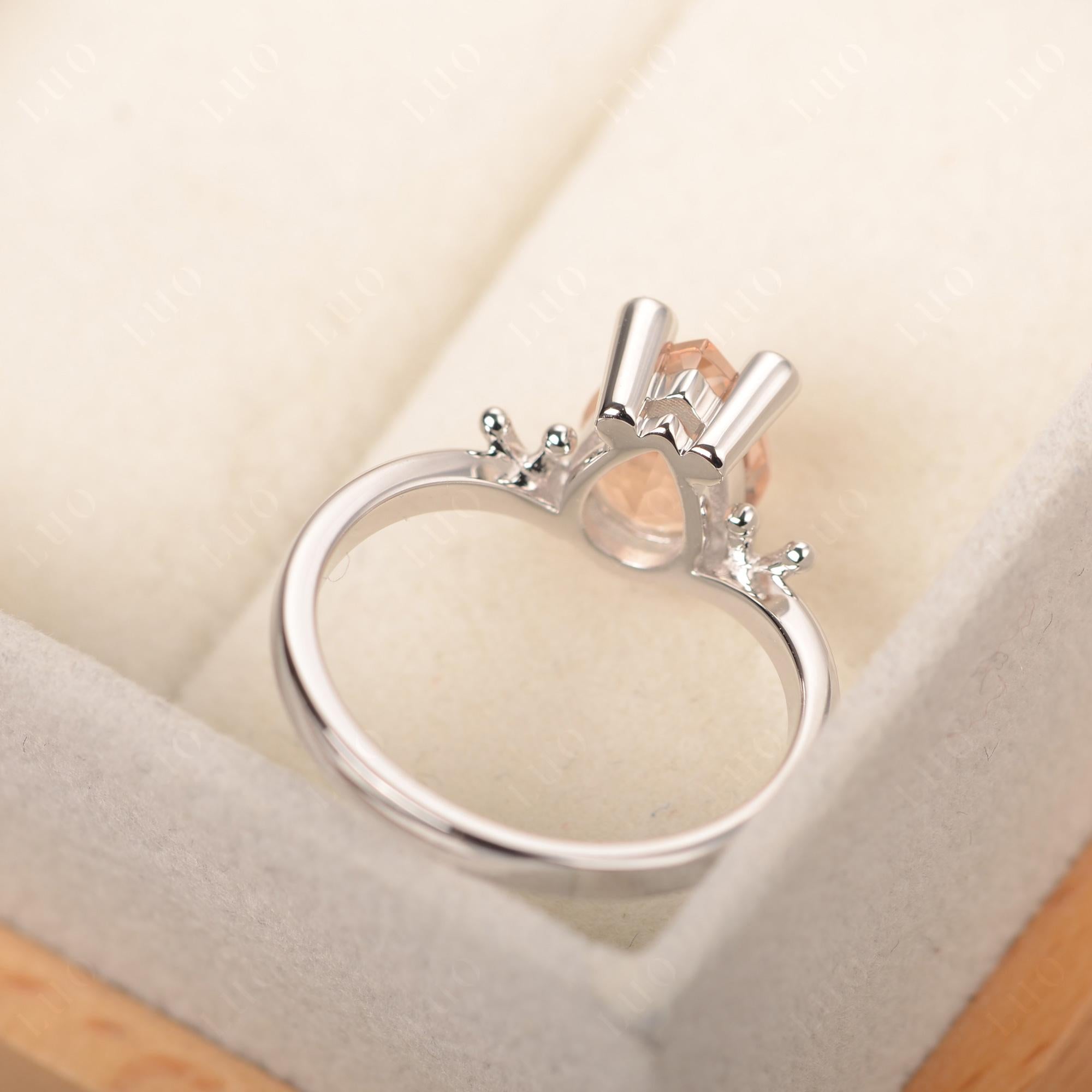 Morganite Frog Ring - LUO Jewelry 