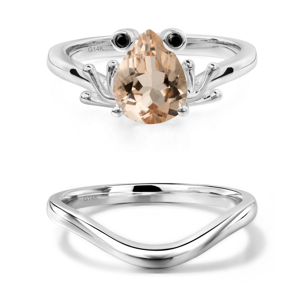 Morganite Frog Ring - LUO Jewelry #metal_xxxxx