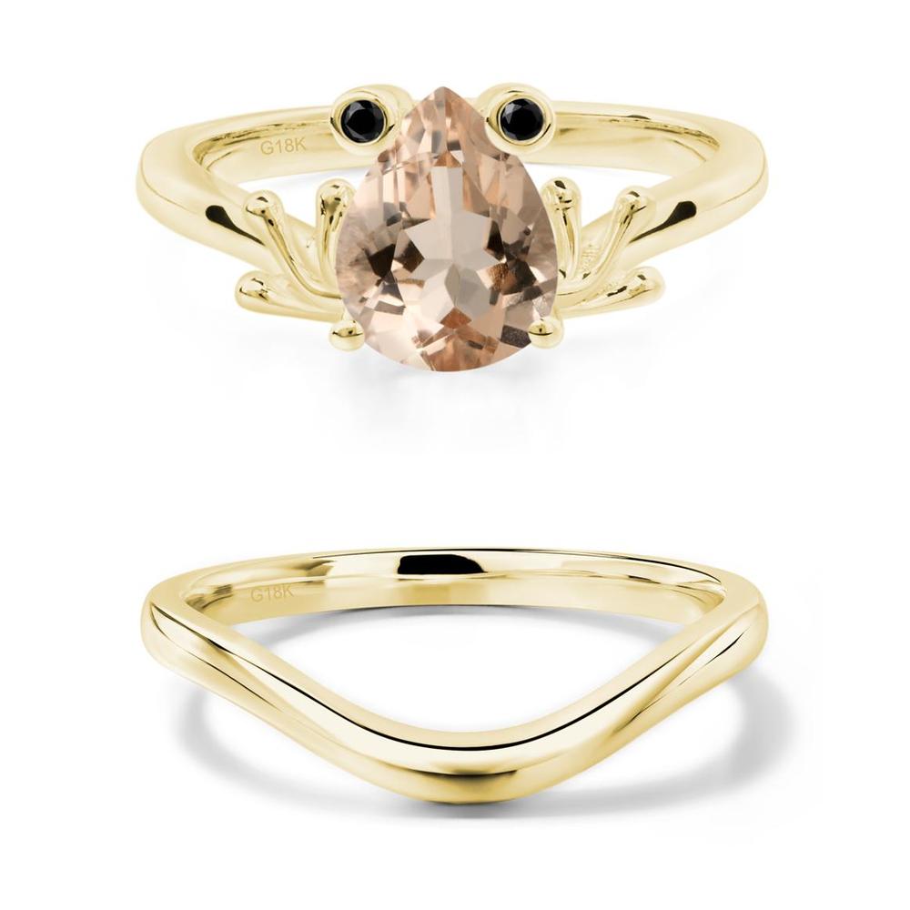 Morganite Frog Ring - LUO Jewelry #metal_xxxxx