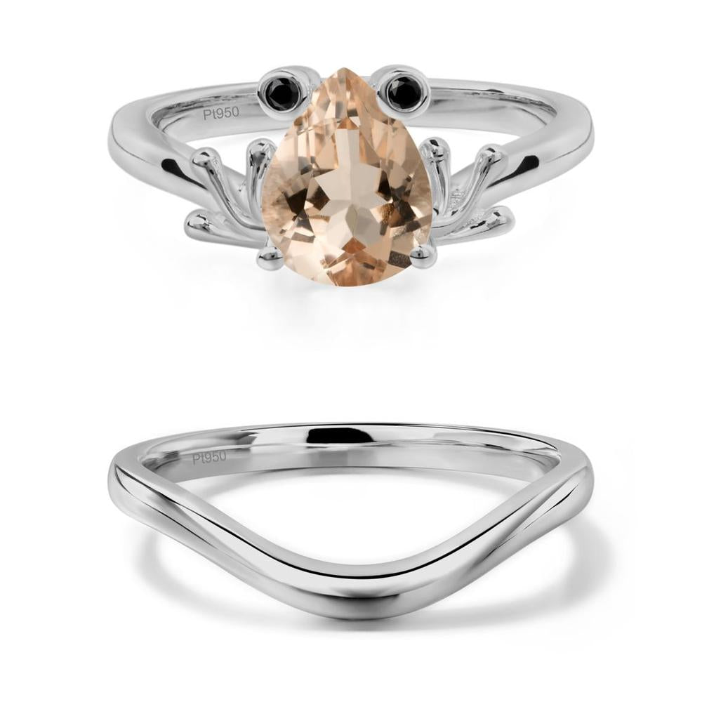 Morganite Frog Ring - LUO Jewelry #metal_xxxxx