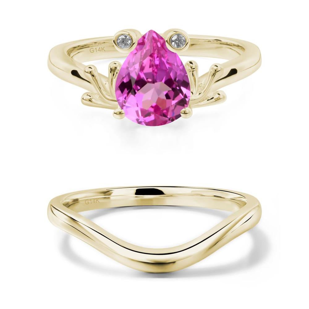 Pink Sapphire Frog Ring - LUO Jewelry #metal_xxxxx