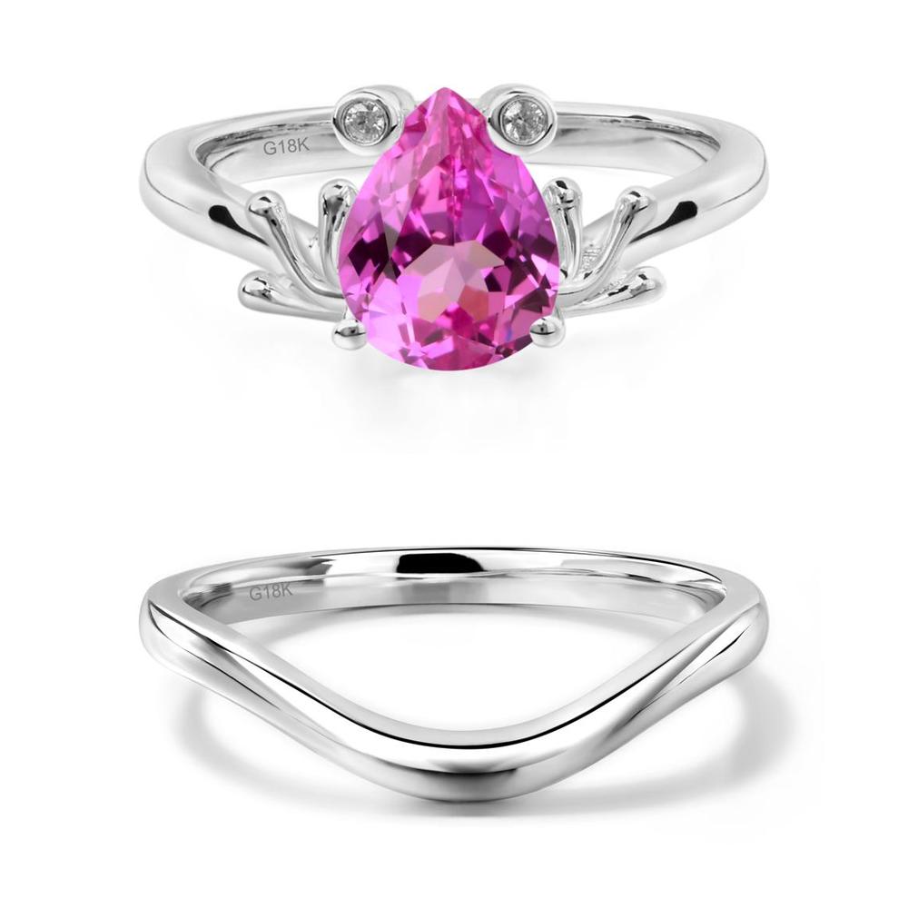 Pink Sapphire Frog Ring - LUO Jewelry #metal_xxxxx