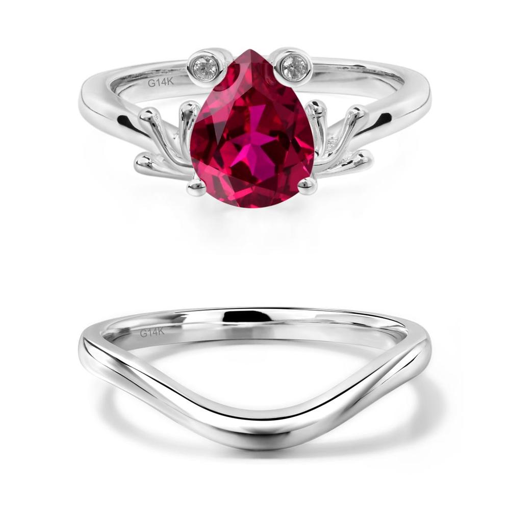 Ruby Frog Promise Ring - LUO Jewelry #metal_xxxxx