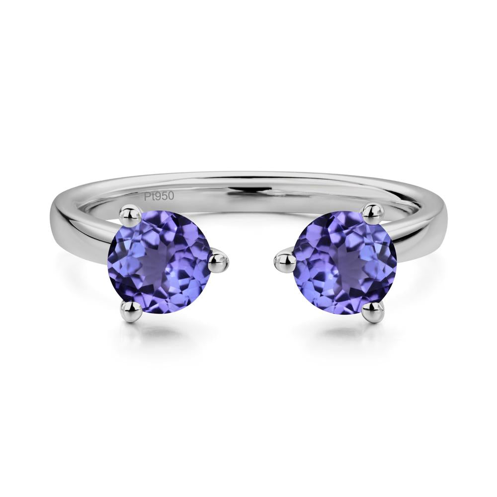 Adjustable Tanzanite Ring | LUO Jewelry #metal_platinum