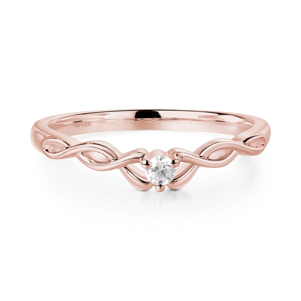 Morganite Twisted Ring - LUO Jewelry #metal_xxxxx