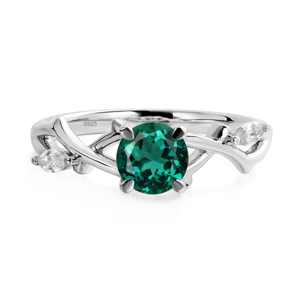 Emerald Twig Promise Ring - LUO Jewelry #metal_sterling silver