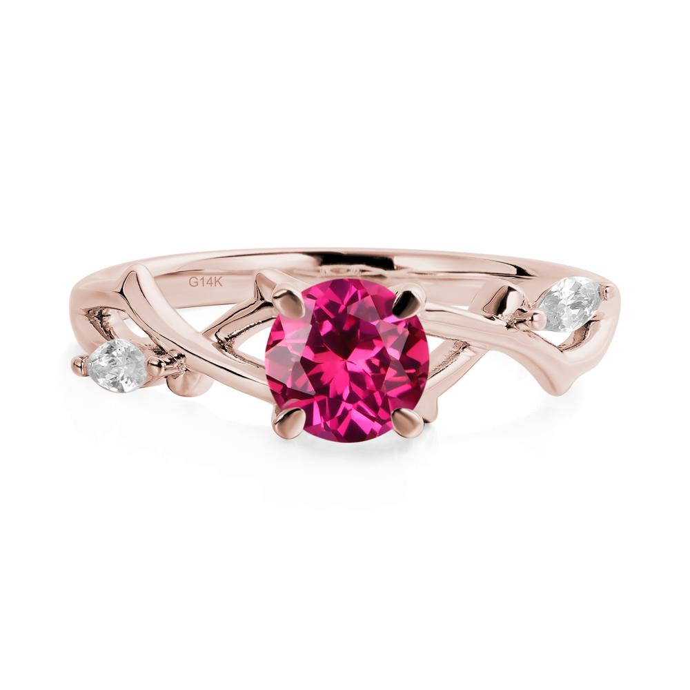 Ruby Twig Promise Ring - LUO Jewelry #metal_14k rose gold