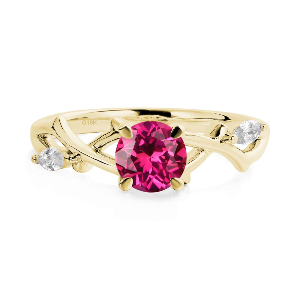 Ruby Twig Promise Ring - LUO Jewelry #metal_18k yellow gold