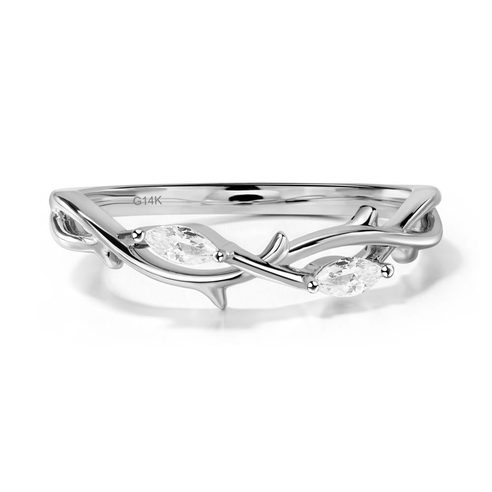 Diamond Twig Engagement Ring - LUO Jewelry #metal_xxxxx