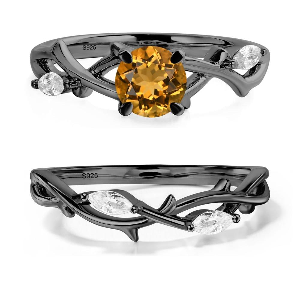 Citrine Twig Promise Ring - LUO Jewelry #metal_xxxxx