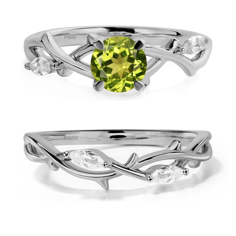 Peridot Twig Promise Ring - LUO Jewelry #metal_xxxxx