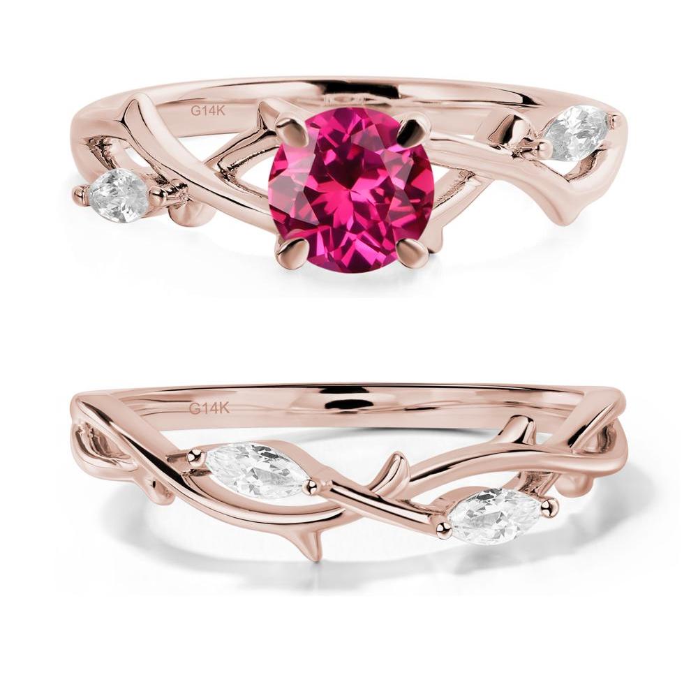 Ruby Twig Promise Ring - LUO Jewelry #metal_xxxxx